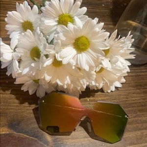 Rimless Mirror Sunglasses
